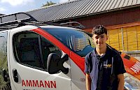 Afonso Da Silva, Unser Storenmonteur Lehrling 1. Lehrjahr - AMMANN Storenbau AG