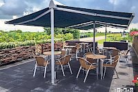 Für grossen Sitzplatz 2 Anlagen nebeneinander
