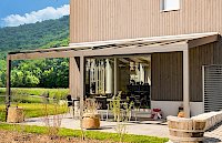 Outdoor living / Glas- Falt- und Lamellendächer - AMMANN Storenbau AG