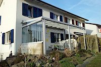 Unser erstes Glasdach vor bald 20 Jahren in W'thur montiet - noch immer schön