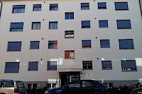 MFH nach Fassadensanierung mit neuen Rolpac Faltrollladen Grenzstr. W'thur