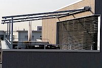 Pergolino im eingefahrenen Zustand in Nürensdorf